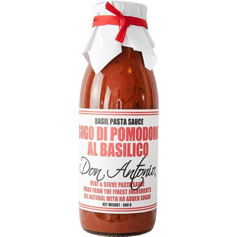 Don Antonio Pasta Sauce Sugo Al Basilico 500g Woolworths