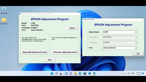 Epson L520 Resetter Youtube