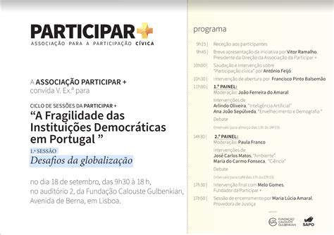 Participar A Fragilidade Das Institui Es Democr Ticas Em Portugal