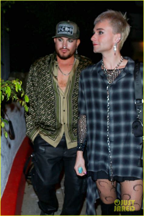 Adam Lambert Boyfriend Oliver Gliese Hold Hands Leaving Pre Grammys