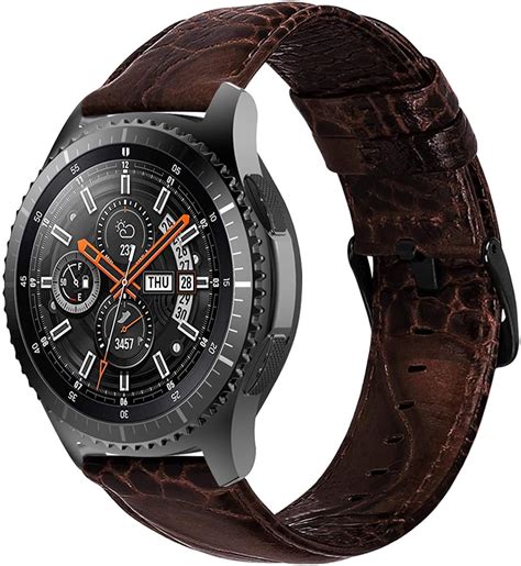 Ibazal Galaxy Watch Mm Armband Mm Leder Uhrenarmband Lederarmband