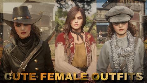 Red Dead Online Cute Female Outfit Ideas Youtube