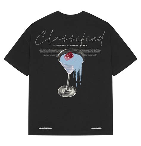 Martini Black Tee Classified