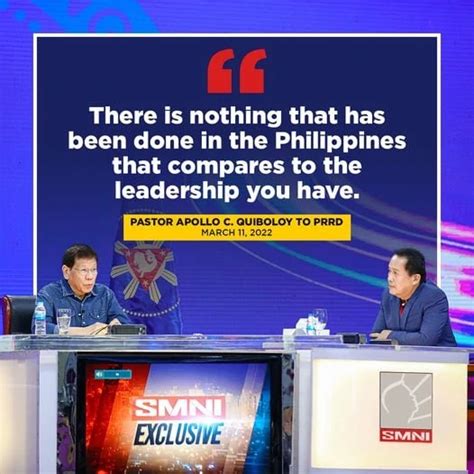 PRRD's Exit Interview on SMNI Exclusive – Pastor Apollo Quiboloy