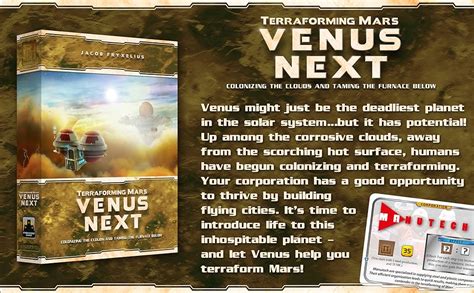 Terraforming Mars Venus Next Expansion Explore And Colonize Venus With New Cards