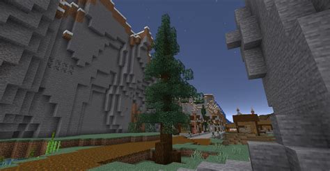 Made a custom spruce tree. Any thoughts? : r/Minecraft