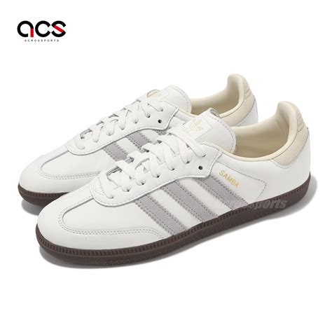 Adidas 德訓鞋 Samba Og 男鞋 女鞋 灰 白 休閒鞋 復古 焦糖底 愛迪達 Ih4880 休閒鞋 Yahoo奇摩購物中心