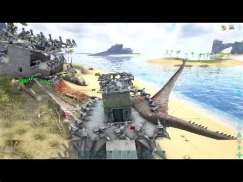 Ark Pvp Tribe Life First Warquetzal Battle Vs The Fallen Youtube