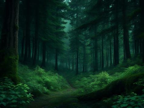 Dark Green Forest Stock Photos, Images and Backgrounds for Free Download