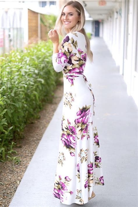 Maxi Dresses With 34 Sleeves