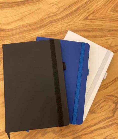 Saddle Stitched Leather Cover Executive Paper Diary A4 At 80 Piece