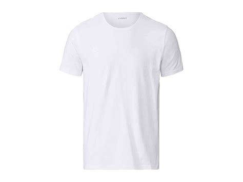 Camisetas Blancas Para Hombre Cuello Redondo Pack Lidl