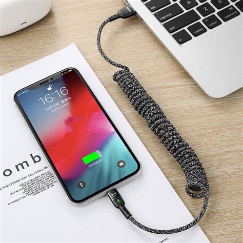 Mcdodo Spiral Usb Kabel A Ladekabel Dehnbar M F R Samsung Huawei