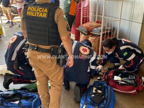 Câmera De Segurança Flagra Momento Em Que Homem é Esfaqueado Por Colega