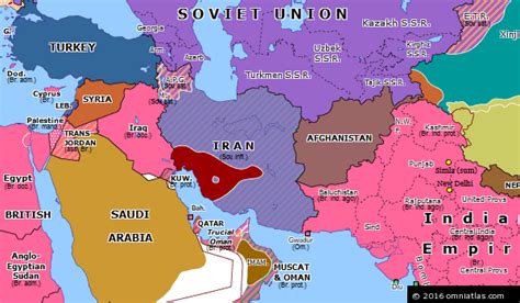 Independence In The Middle East Historical Atlas Of Southern Asia 28