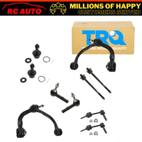 Trq Pc Kit Control Arm Ball Joint Tie Rod Sway Bar Link Lh Rh For