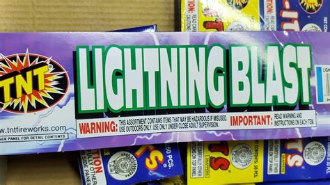 TNT Lightning Blast Novelty Assortment YouTube