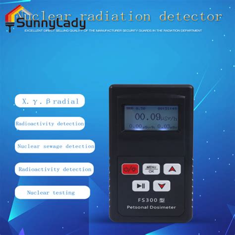 Sunnylady 【new Arrivals】 Geiger Counter Nuclear Radiation Detector Dosimeter Portable Beta Gamma