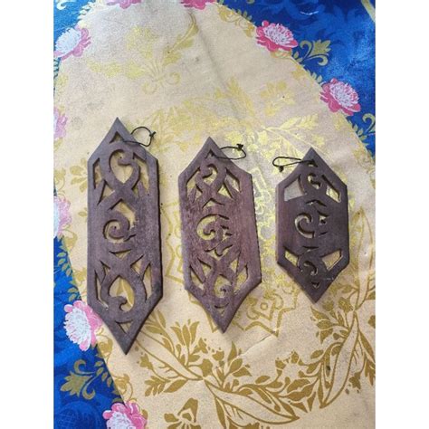 Jual Taming Mandau Perisai Mandau Hiasan Dinding Wall Decor Dayak