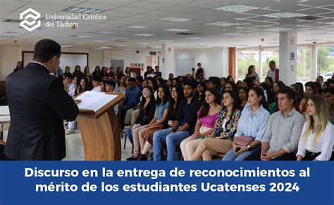 Discurso en la entrega de reconocimientos al mérito de los estudiantes