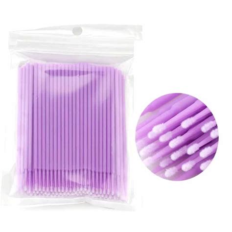 Disposable Micro Brushes 100pcs Eye Love Lashes