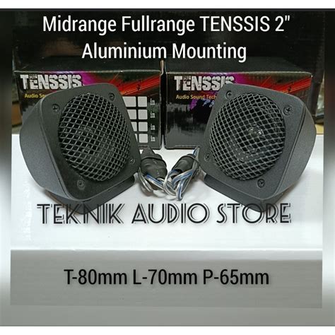 Jual Speaker Midrange Fullrange Tenssis Inch Aluminium Mounting Model