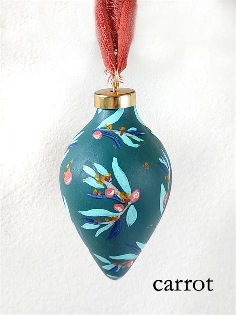 Teal Christmas Ornament Balls Christmas Ornaments Handmade