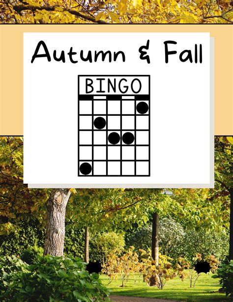 Fall Bingo Cards, Autumn Bingo Cards, Fall Bingo Game Cards, Fall Bingo Game for Kids, Fall ...