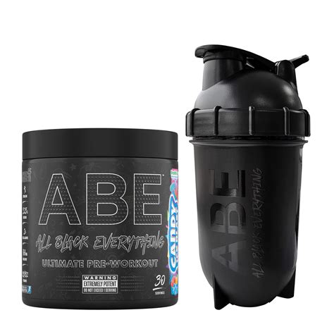 Buy Applied Tion Bundle Abe Pre Workout G Abe Black Bullet Shaker