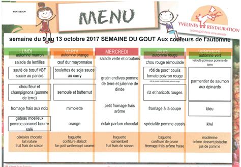 Parents d élèves école Ferdinand Buisson MENUS DU 09 10 AU 13 10