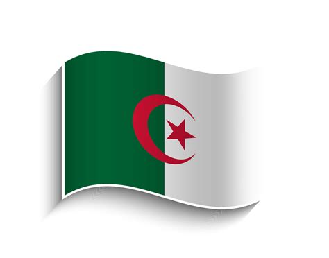 Vector Algeria Waving Flag Icon 34805487 Vector Art at Vecteezy