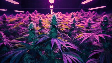 Premium Photo | A photo of a cannabis plant in an indoor cultivation