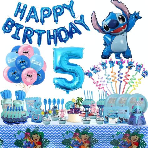 Disney Decoraciones De Cumplea Os Con Tem Tica De Stitch Globo De