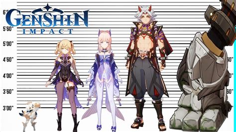 Genshin Impact Characters Age Birthday And Height Guide 44 Off