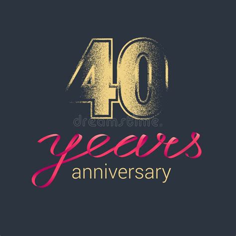 Gold 40 Years Logo Stock Illustrations 1210 Gold 40 Years Logo Stock Illustrations Vectors