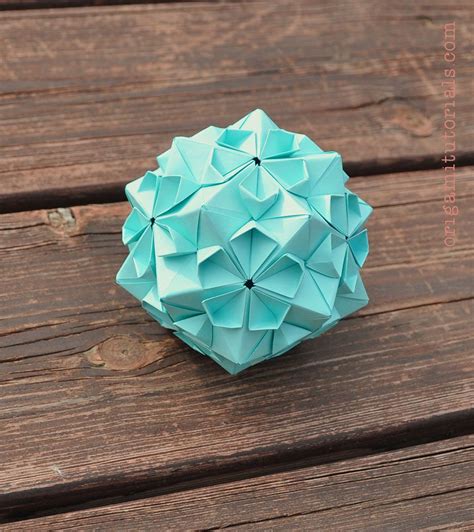 Cherry Blossom Ball Kusudama By Tomoko Fuse Origami Tutorials