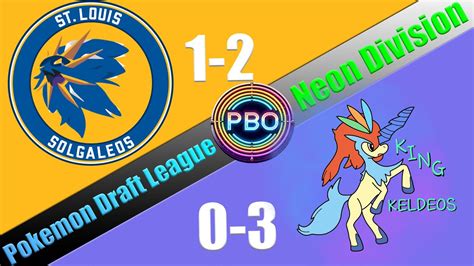 Pok Mon Draft League St Louis Solgaleos Vs King Keldeos S W Neon