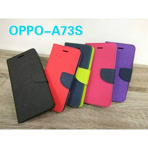 Oppo A73s 手機皮套 馬卡龍撞色皮套 可站立 插卡片 經典雙色款 蝦皮購物