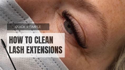 How To Clean Lash Extensions Quick Simple — Gabriella Gallagher