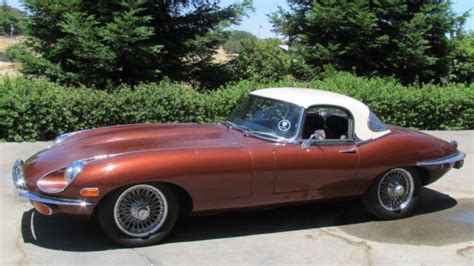 1969 Jaguar Xke Roadster Convertible With 2 Tops Factory Hardtop