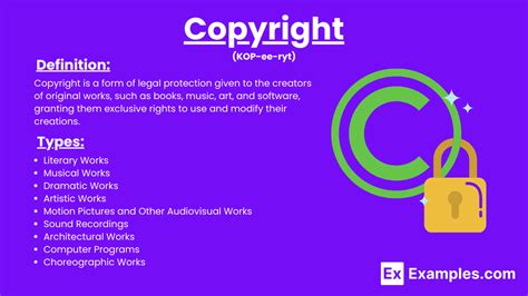 Copyright - 15+ Examples, Types, Importance, Uses