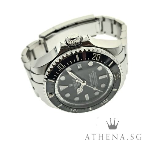 Rolex Oyster Perpetual Date Deepsea Mm An Series Black Dial With