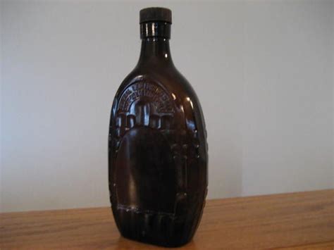 Prohibition Era Liquor Bottle Dark Amber One Pint Made In Etsy Liquor Bottles Liquor