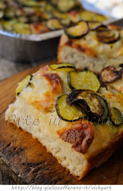 Focaccia Alta E Soffice Con Zucchine Ricetta Facile