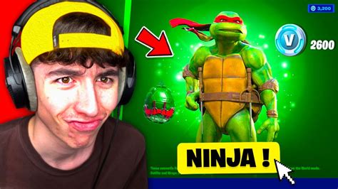 Les Skins TORTUE NINJA arrive bientôt sur Fortnite YouTube