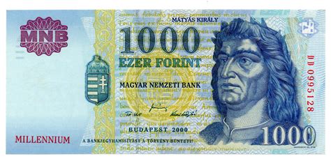 1000 Forint Bankjegy Millennium 2000 DD Eremshop Hu