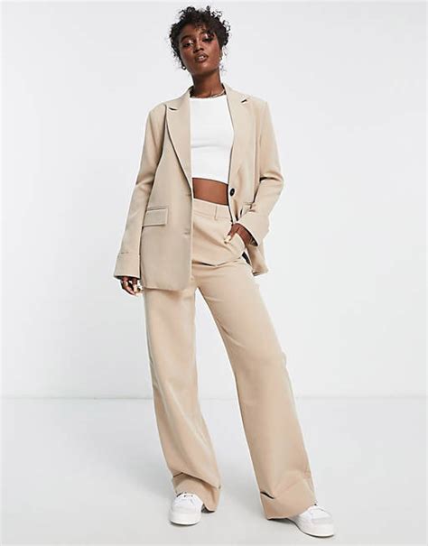 The Frolic Tailored Suit Pants In Camel Part Of A Set Asos