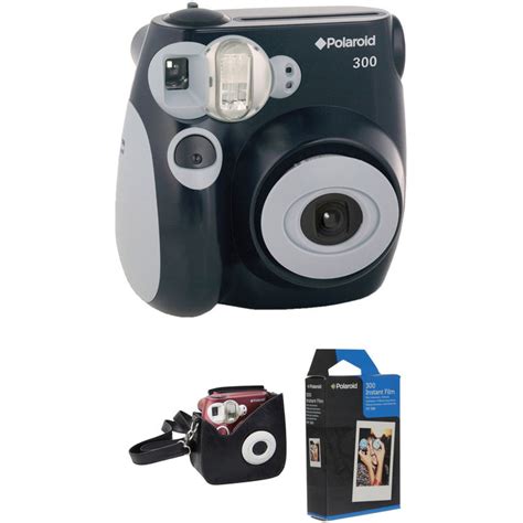 Polaroid 300 Instant Film Camera With Carrying Case And Film B H