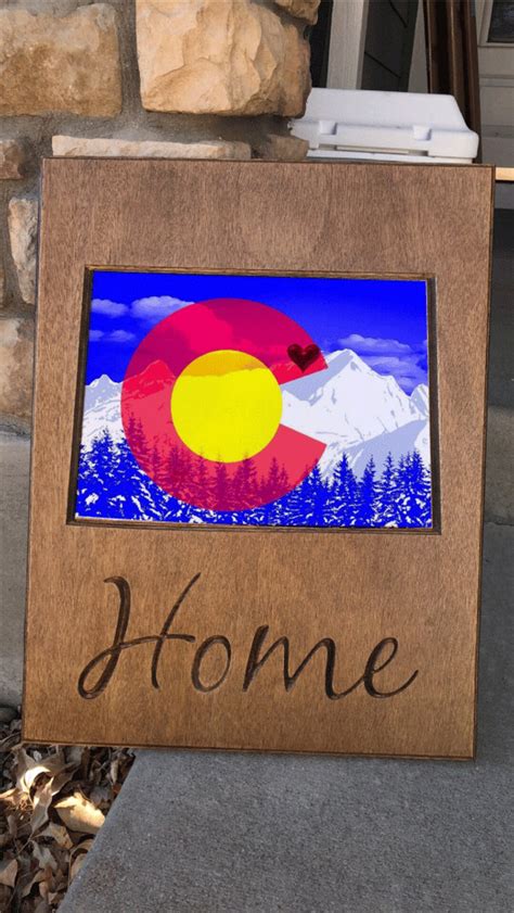 Colorado Sign Colorado Decor Colorado Art Denver Art Etsy