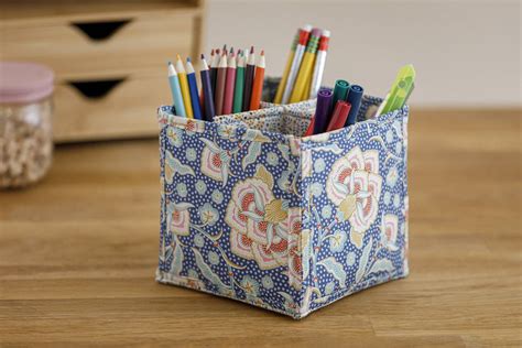 Stitch Up A Daisy Grace Quilt As You Go Pen Organizer